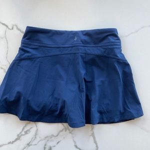 Athleta Girls Back-to-School Skort navy tennis skirt, *EXCELLENT* cond., L/12